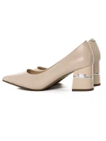 Pantofi cu Toc gros K5720-3748B Roz Jose Simon