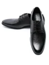 Pantofi Barbati din piele naturala QF576-K51 Black (M45) Stephano
