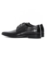 Pantofi Barbati din piele naturala QF576-K51 Black (M45) Stephano