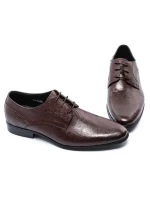Pantofi Barbati din piele naturala QF576-K51 Red (M45) Stephano