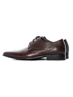 Pantofi Barbati din piele naturala QF576-K51 Red (M45) Stephano