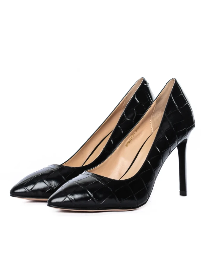 Pantofi cu Toc subtire SS0832-081-NP01 Negru (A19) Jose Simon