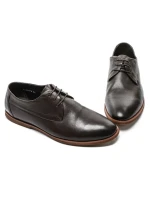 Pantofi Barbati N136-8-2 Coffee (K09) Eldemas