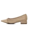 Pantofi cu Toc gros D26-103 Piersica | Formazione