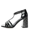 Sandale Dama cu Toc gros K835-02B Negru Jose Simon