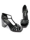 Sandale Dama cu Toc gros K835-02B Negru Jose Simon