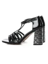 Sandale Dama cu Toc gros K835-02B Negru Jose Simon