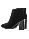 Botine Dama cu toc gros M01-01A Negru Jose Simon