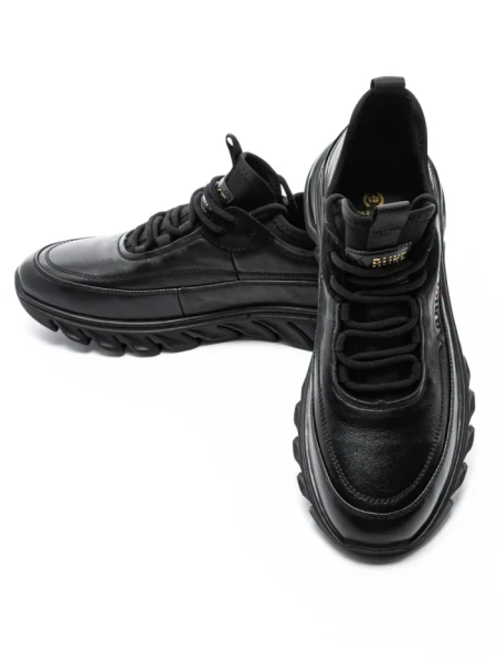 Pantofi Sport Barbati din piele naturala M01902 Negru (L10) Franco Gerardo