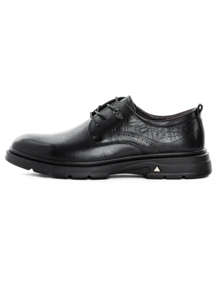 Pantofi Casual Barbati din piele naturala 91817 BLACK | ADVANCER