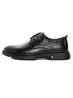 Pantofi Casual Barbati din piele naturala 91817 BLACK | ADVANCER