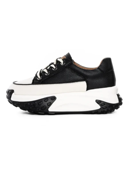 Pantofi Sport Dama din piele naturala KM9071-2 BLACK | ADVANCER