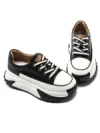 Pantofi Sport Dama din piele naturala KM9071-2 BLACK | ADVANCER