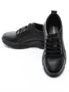 Pantofi Casual Dama din piele naturala N3311 BLACK | ADVANCER