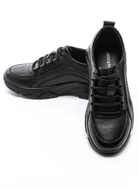 Pantofi Casual Dama din piele naturala N3311 BLACK | ADVANCER