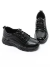 Pantofi Casual Dama din piele naturala N3311 BLACK | ADVANCER