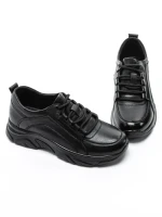 Pantofi Casual Dama din piele naturala N3311 BLACK | ADVANCER