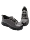 Pantofi Casual Dama din piele naturala N3311 GREY | ADVANCER