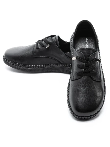 Pantofi Casual Dama din piele naturala 6350 BLACK | ADVANCER