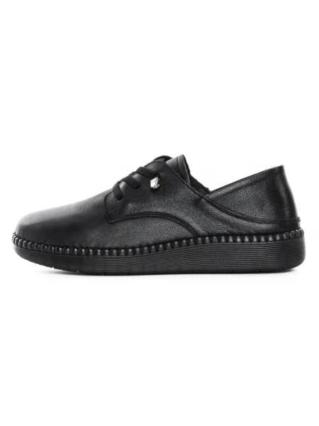 Pantofi Casual Dama din piele naturala 6350 BLACK | ADVANCER