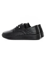 Pantofi Casual Dama din piele naturala 6350 BLACK | ADVANCER