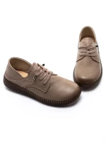 Pantofi Casual Dama din piele naturala 6350 APRICOT | ADVANCER