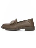Pantofi Casual Dama din piele naturala 5226502 KHAKI | ADVANCER