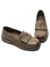 Pantofi Casual Dama din piele naturala 5226502 KHAKI | ADVANCER