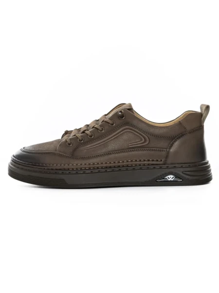 Pantofi Casual Barbati din piele naturala W25513-1 KHAKI | ADVANCER