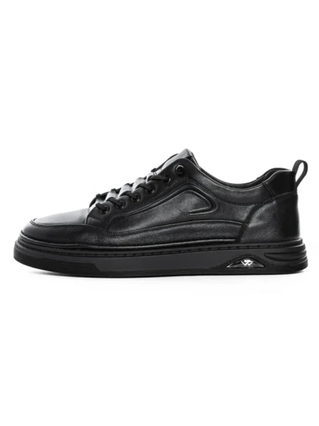 Pantofi Casual Barbati din piele naturala W25513-1 BLACK | ADVANCER
