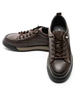 Pantofi Casual Barbati din piele naturala 57509 BROWN | ADVANCER