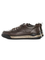 Pantofi Casual Barbati din piele naturala 57509 BROWN | ADVANCER