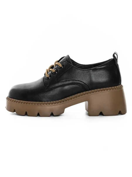 Pantofi Casual Dama din piele naturala 66922 BLACK | ADVANCER