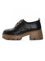 Pantofi Casual Dama din piele naturala 66922 BLACK | ADVANCER