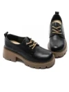 Pantofi Casual Dama din piele naturala 66922 BLACK | ADVANCER