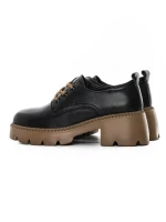 Pantofi Casual Dama din piele naturala 66922 BLACK | ADVANCER