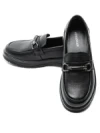 Pantofi Casual Dama din piele naturala N750 BLACK | ADVANCER