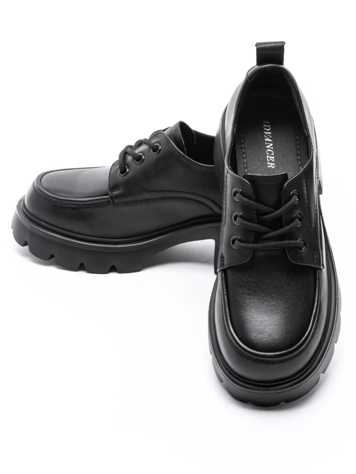 Pantofi Casual Dama din piele naturala 66920 BLACK | ADVANCER
