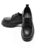 Pantofi Casual Dama din piele naturala 66920 BLACK | ADVANCER