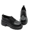 Pantofi Casual Dama din piele naturala 66920 BLACK | ADVANCER