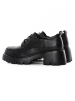 Pantofi Casual Dama din piele naturala 66920 BLACK | ADVANCER