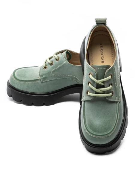 Pantofi Casual Dama din piele naturala 66920 GREEN | ADVANCER