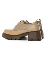 Pantofi Casual Dama din piele naturala 66920 YELLOW | ADVANCER