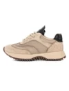 Pantofi Sport Dama din piele naturala 1566825 CREAM-BLACK | ADVANCER