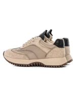 Pantofi Sport Dama din piele naturala 1566825 CREAM-BLACK | ADVANCER