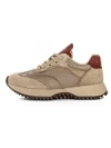 Pantofi Sport Dama din piele naturala 1566825 CREAM-RED | ADVANCER