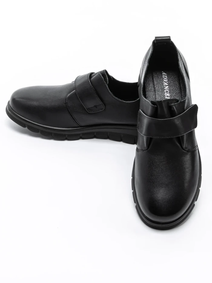 Pantofi Casual Dama din piele naturala 21074 BLACK | ADVANCER