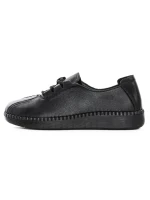 Pantofi Casual Dama din piele naturala 6351 BLACK | ADVANCER