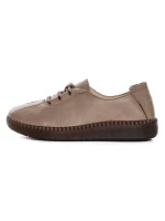 Pantofi Casual Dama din piele naturala 6351 APRICOT | ADVANCER