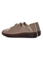 Pantofi Casual Dama din piele naturala 6351 APRICOT | ADVANCER